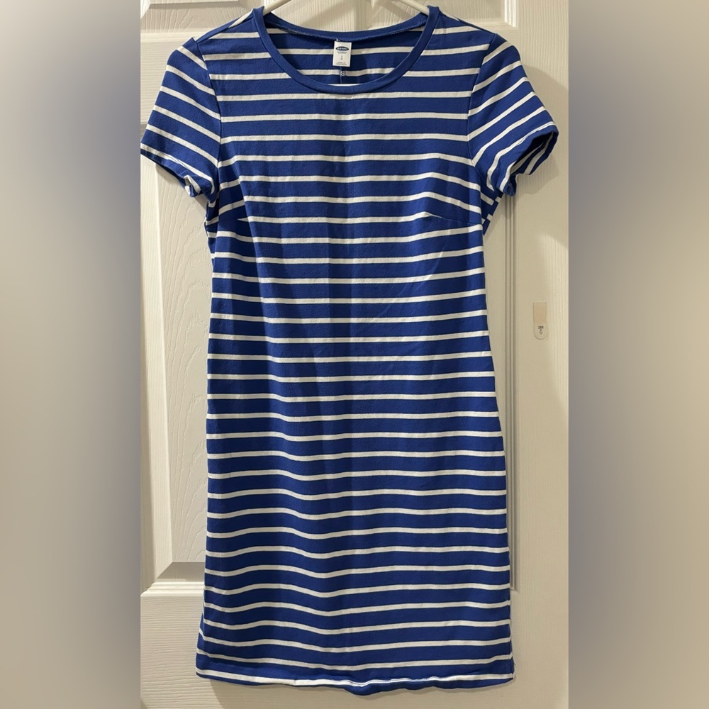 Old Navy Blue & White Stripe Dress